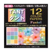 Papel Dobradura Origami Toyo Tant Pastel Kirara 15cm 20 Folhas