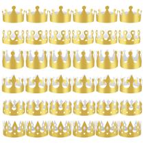 Papel dourado Party Crowns Lusy DM 36 peças para adultos Papel dourado Party Crowns Lusy DM 36 peças para adultos