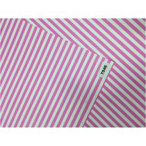 Papel dupla face rosa/listra VMP 48X66cm