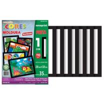 Papel Ecocores Moldura Preta A4+ 23x32cm 35 Fls Papel Ecocores Moldura Preta A4+ 23x32cm 35 Fls