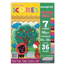 Papel Ecocores Textura 2 Com 7 Cores A4+ 23x32cm 36 Fls Papel Ecocores Textura 2 Com 7 Cores A4+ 23x32cm 36 Fls