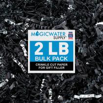 Papel enrugado para cestas de presentes MagicWater 1 kg preto e prata Papel enrugado para cestas de presentes MagicWater 1 kg preto e prata