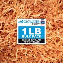 Papel enrugado para cestas de presentes MagicWater 500g amarelo laranja