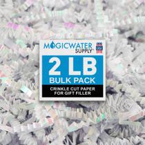 Papel enrugado para cestas de presentes MagicWater Diamond White