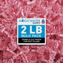 Papel enrugado para cestas de presentes MagicWater Light Pink 1 kg