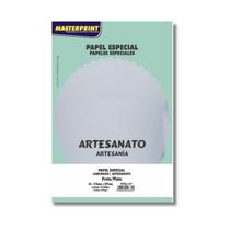 Papel Especial Laminado Prata A4 10 Folhas 250g - Masterprint