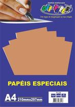 Papel Especial Plus 210x297mm 120g Marrom - 20 Folhas