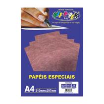 Papel Feltro A4 30g Vermelho C/10 Folhas Off Paper