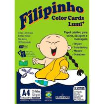 Papel Filipinho Color Lumi A4 25 Folhas 120g 03820 Filiperson - LC