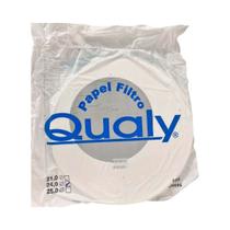 Papel Filtro Qualitativo Qualy Ø 24 cm 100 Discos - Jprolab