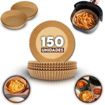 Papel Forro Air Fryer Antiaderente Descartável Com 150 Peças - Unyhome