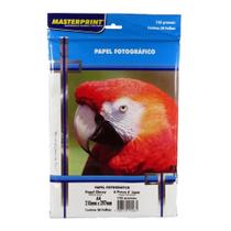 Papel foto masterprint glossy 135g a4 com 50 folhas