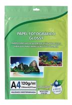 Papel Fotográfico 120g Premium A4 Glossy 20 Folhas