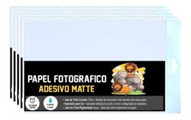 Papel Fotográfico 130g Adesivo fosco Matte A4 210x297mm Cassmar 100 Fls
