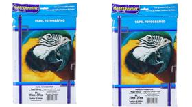Papel Fotográfico 180g A4 100 Folhas Glossy Brilhante Masterprint