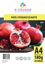 Papel Fotográfico 180g Matte A4 À Prova Dágua 100 Folhas