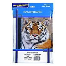 Papel Fotográfico 230g A4 Glossy À Prova Dágua 50 Folhas Masterprint
