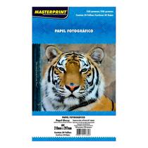 Papel Fotografico 230g Glossy A4 Kit 200 Folhas Masterprint Branco Papel Fotografico 230g Glossy A4 Kit 200 Folhas Masterprint Branco