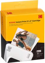 Papel Fotográfico 3x3 Kodak 4PASS All-in-One com Recarga de Fita Colorida e Processo Laminado