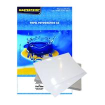 Papel Fotografico A3 Glossy 180g 20Fls Masterprint