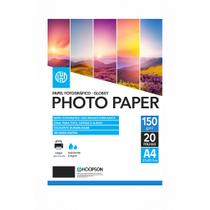 Papel Fotográfico A4 150g 20Folhas Brilhante Alta Qualidade Impressão Jato de Tinta Resistente Papel Fotográfico A4 150g 20Folhas Brilhante Alta Qualidade Impressão Jato de Tinta Resistente