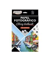 Papel Fotográfico A4 180 gramas Glossy Brilhante BRW com 50 folhas PP5018