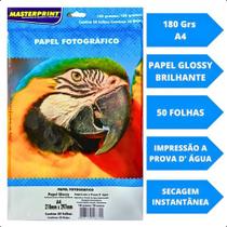 Papel Fotográfico A4 180g Masterprint Para Topo De Bolo