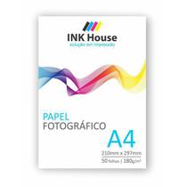 Papel Fotográfico A4 Brilhante 180g - 50 folhas