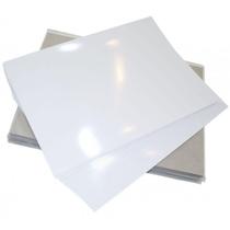Papel Fotográfico A4 Dupla Face 220g Glossy Branco Brilhante com 100 folhas