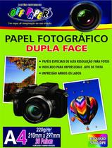 Papel Fotográfico A4 Glossy 220g Dupla Face Off Paper - 20 Folhas