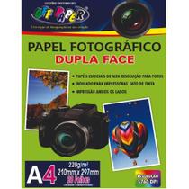 Papel Fotográfico A4 Off Paper 220g Dupla Face 20 Folhas Papel Fotográfico A4 Off Paper 220g Dupla Face 20 Folhas