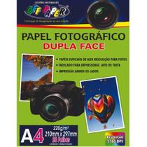 Papel Fotográfico A4 Off Paper 220G Dupla Face 20 Folhas