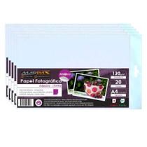 Papel Fotográfico Adesivo 130g A4 210x297mm Marpax 1000Fls