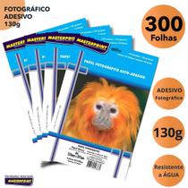 Papel Fotográfico Adesivo 130g A4 Masteprint Glossy Brilhante Secagem Rápida Papel Fotográfico Adesivo 130g A4 Masteprint Glossy Brilhante Secagem Rápida