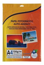 Papel Fotográfico Adesivo 130g Premium A4 Glossy 50 Folhas