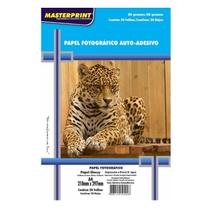 Papel Fotografico Adesivo 80G A4 20 Folhas Glossy Masterprint