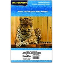 Papel fotográfico adesivo A4 glossy 80g masterprint 20 folhas