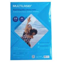 Papel Fotográfico Adesivo Matte 210G A4 com 10 Folhas - PE007