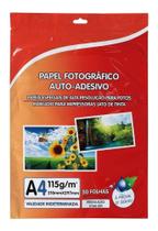 Papel Fotográfico Adesivo Premium A4 Glossy 115g 50 Folhas