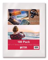 Papel fotográfico Better Office Products 8,5x11" 200 g/m2 100 folhas Papel fotográfico Better Office Products 8,5x11" 200 g/m2 100 folhas