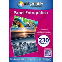 Papel Fotográfico Brilhante Glossy A4 230gr - Impressões de Alta Qualidade