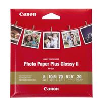 Papel fotográfico Canon Glossy Photo Paper Plus II 5x5 20 folhas