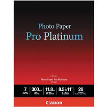 Papel Fotográfico Canon Pro Platinum Pt 101 Glossy 8.5 X 11 Pol 20 Folhas