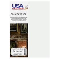 Papel fotográfico couchê laser glossy A4 120g 8325 50 fls Usa Folien