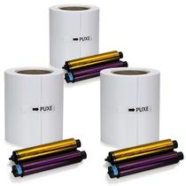 Papel Fotográfico e Ribbon Kodak 305 - 3 Kits de Impressão Papel Fotográfico e Ribbon Kodak 305 - 3 Kits de Impressão