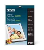 Papel fotográfico Epson Premium GLOSSY 20 folhas 8x10in Papel fotográfico Epson Premium GLOSSY 20 folhas 8x10in