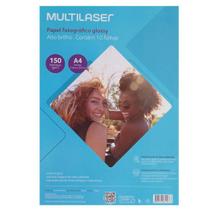 Papel Fotográfico Formato A4 150g Com 10 Folhas Multilaser