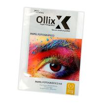 Papel Fotográfico Foto 180g A4 Glossy 50 Folhas Ollix