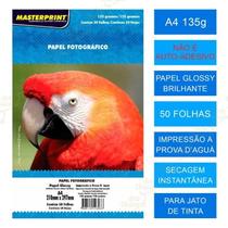 Papel Fotográfico Glossy 135g/m² A4 - 50 Folhas para Impressão Papel Fotográfico Glossy 135g/m² A4 - 50 Folhas para Impressão