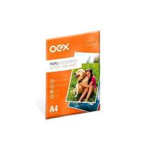 Papel Fotográfico GLOSSY 180G A4 Pacote com 10 Folhas OEX